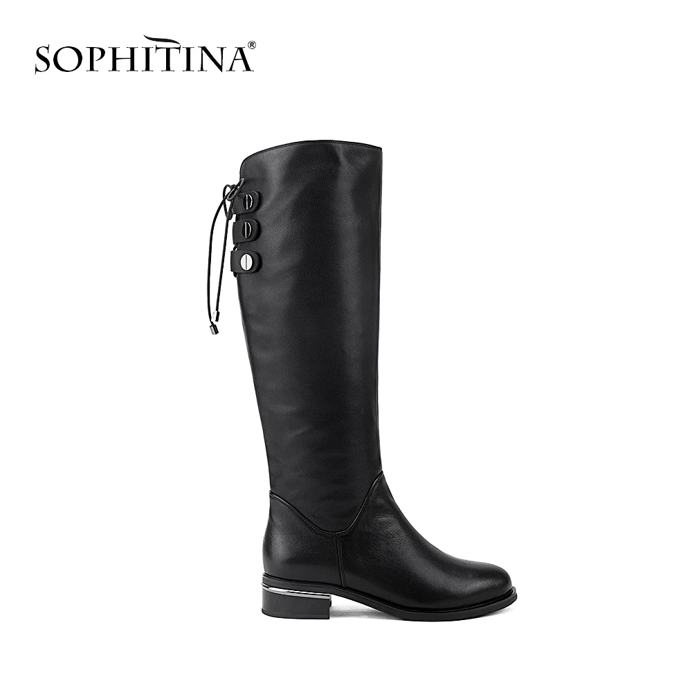 SOPHITINA/ Женские сапоги на осень и зиму. Теплая обувь ручной работы из
