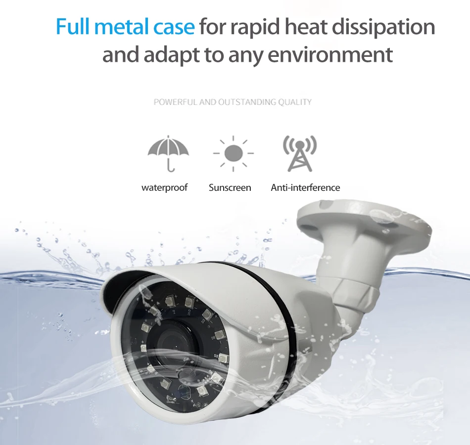 Jvtsmart H.265 IP камера 1080P 4mp 5mp 2 8 мм 3 6 ONVIF P2P 48 в poe RTSP сеть ipcam Металл XMEye 12 В наблюдения xm
