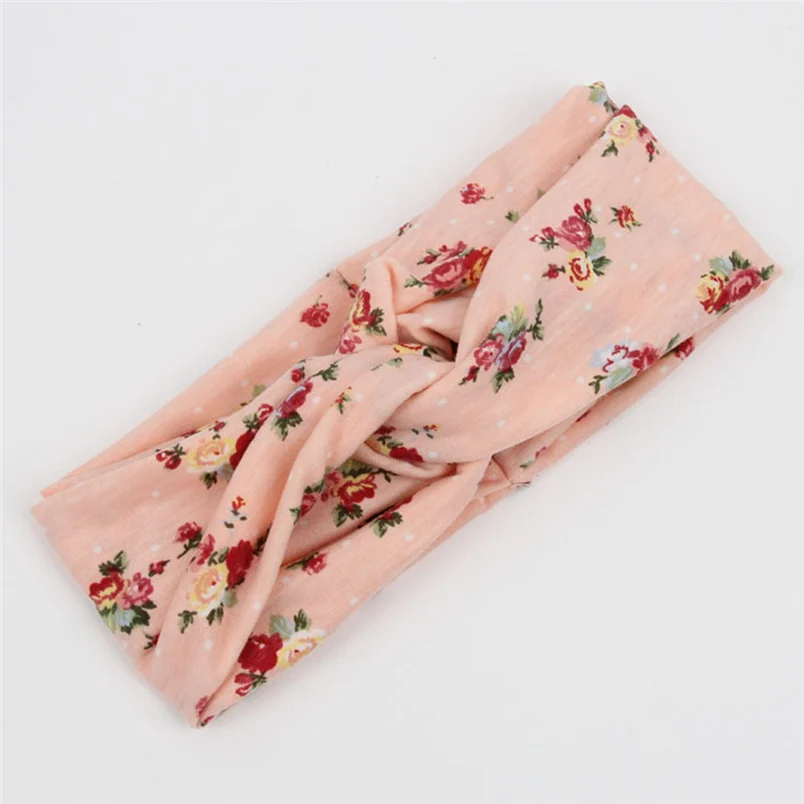 Fashion Ladies Twist Knot Pattern Headband Elastic Head Wrap Turban Hair Band Flower Accessories Hair Band Free Shipping F#K28 (15)