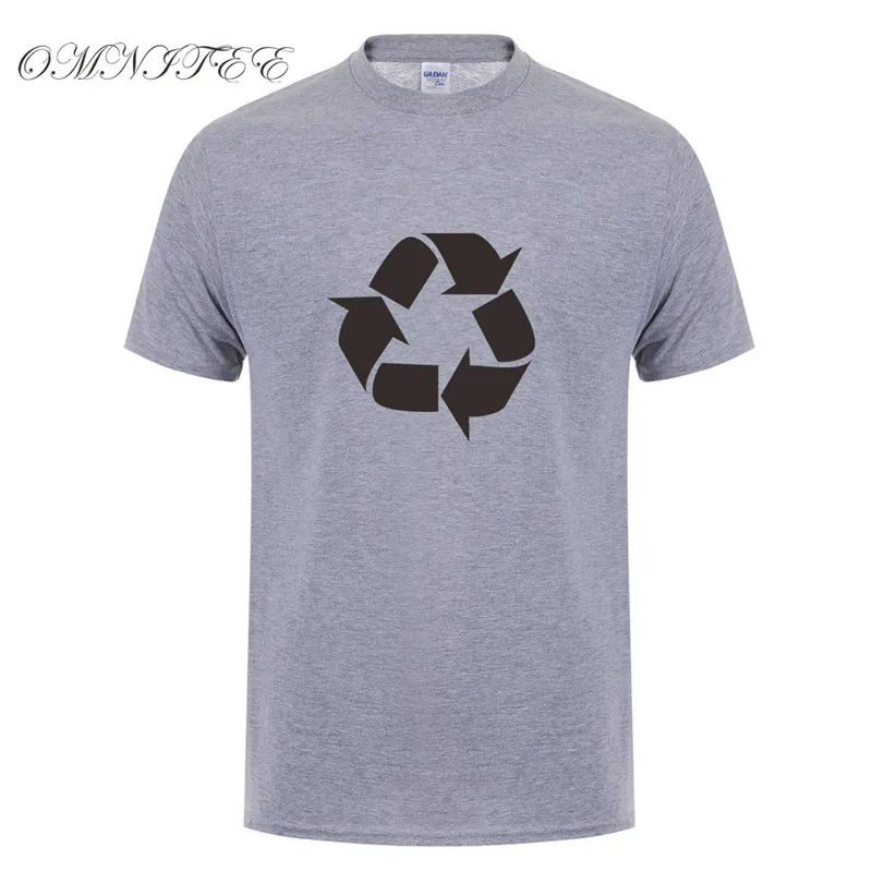 Мужская футболка с логотипом Leonard Recycling летняя хлопковая коротким рукавом