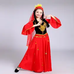 2018 Новый Для женщин танцевальные костюмы Для женщин взрослых Уйгурский платья Уйгурский костюм этнические костюмы Для женщин Одежда для
