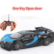 Пульт дистанционного Управление открытой двери автомобиля 2,4 г 1:20 Масштаб Rc гоночный автомобиль игрушка модель с светодиодный светильник из АБС-пластика шин вперед Backword автомобиля подарок для детей