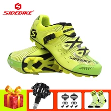 SIDEBIKE велосипедная обувь mtb sapatilha ciclismo мужские и женские SPD педали самоблокирующиеся сверхлегкие кроссовки chaussures vtt homme