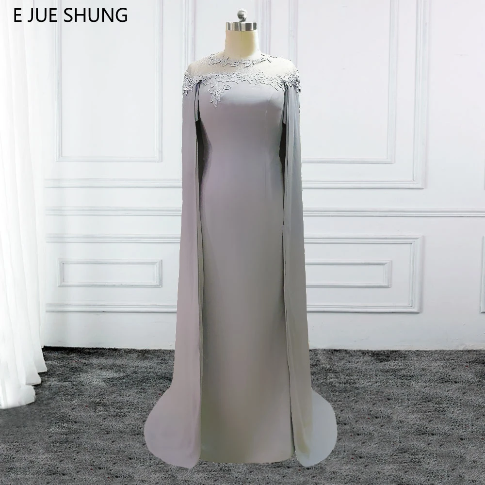 silver chiffon dress