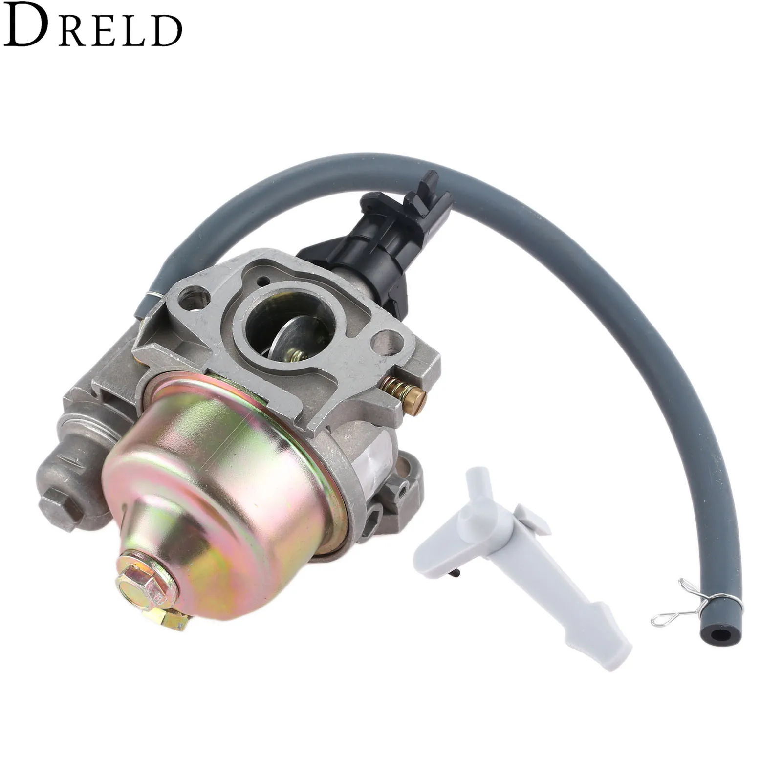 DRELD Carburetor Carb with Choke Lever For HONDA GX160 5.5HP and GX200