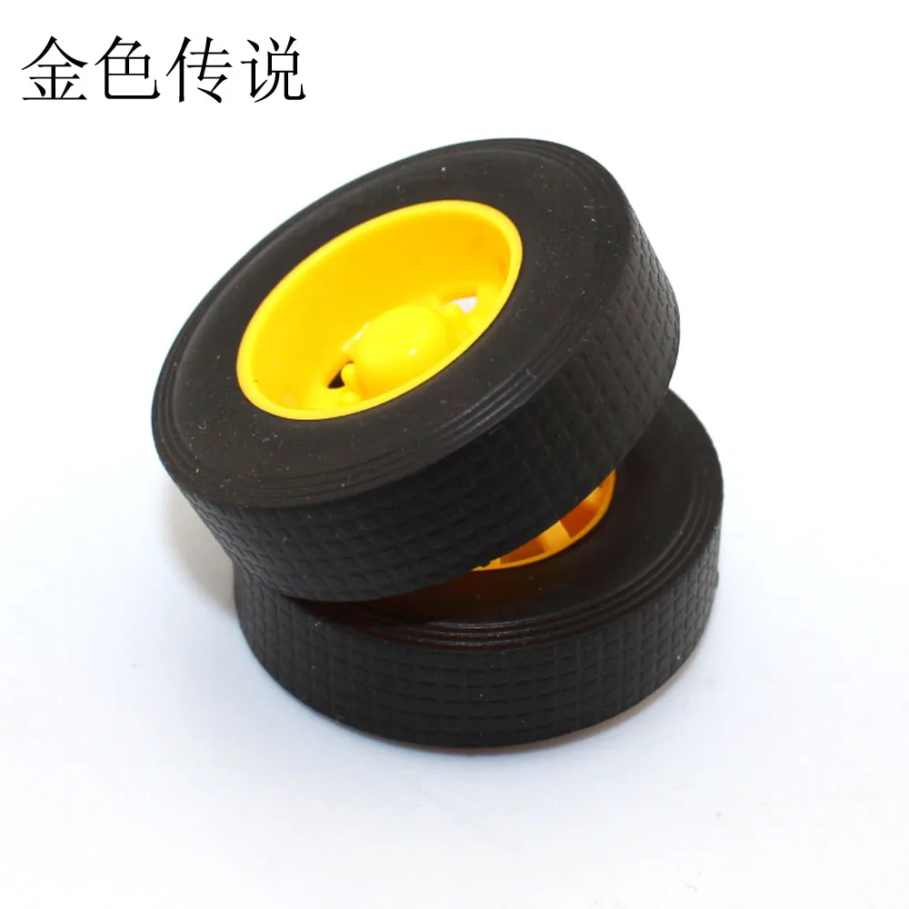 

F19178 JMT 3 * 42mm Truck Rubber Wheel DIY Model Wheel Technology Production Truck Front And Rear Wheel Material