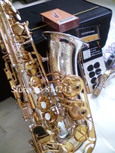 Copy Henry of France Selmer 54 Series II alto Eb saxophone Silvering surface Gold key of the pipe body saxophone instruments