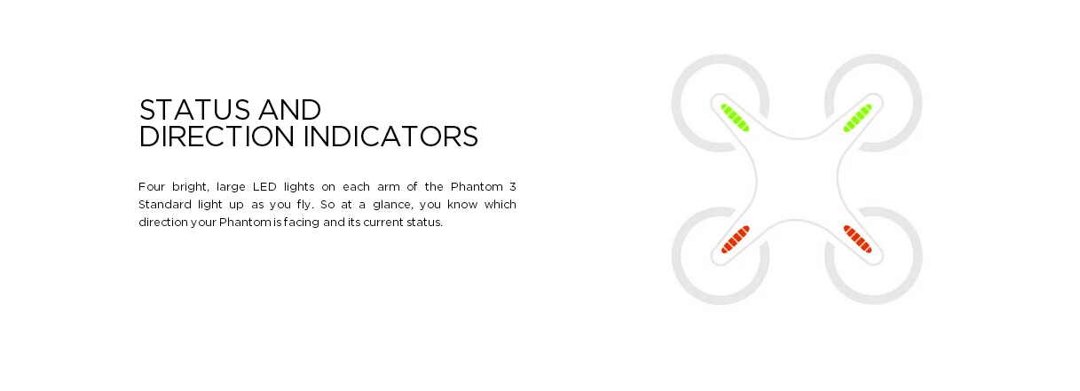 DJI Phantom 3 Standard FPV With 12MP Camera Shoots 2.4K Video RC Quadcopter RTF Not Advanced Or Professional