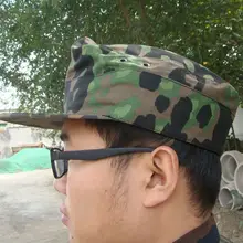 WW2 немецкой элитной самолет дерево NO3 Камуфляж Реверсивный PANZER M40 бейсболка шапка в размерах