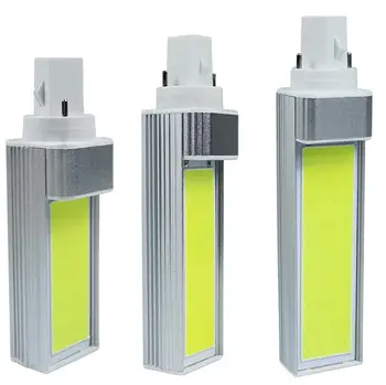 

COB LED Bulb Lamp 10W 15W 12W G23 G24 E27 LED light lamp 180 degree Corn bulbs White AC85-265V Horizontal Plug Spot downlights