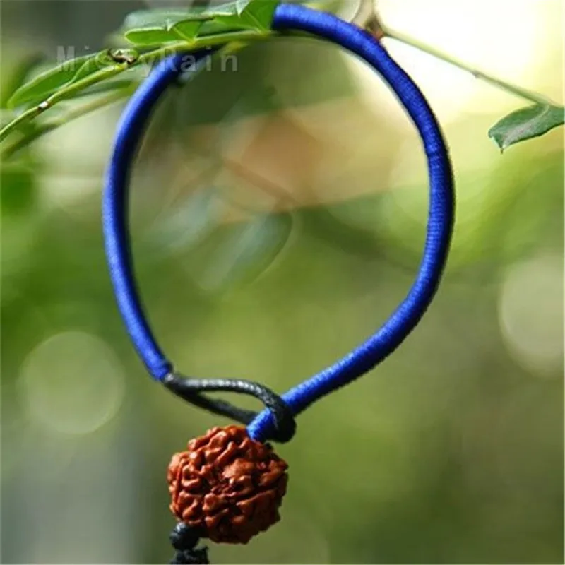 Exquisite Original Bodhi-fruit Evil-exorcising &amp Fortune-bringing Amulets Handmade Silk Simple Bracelet Ethnic Jewelry (Red) | Украшения