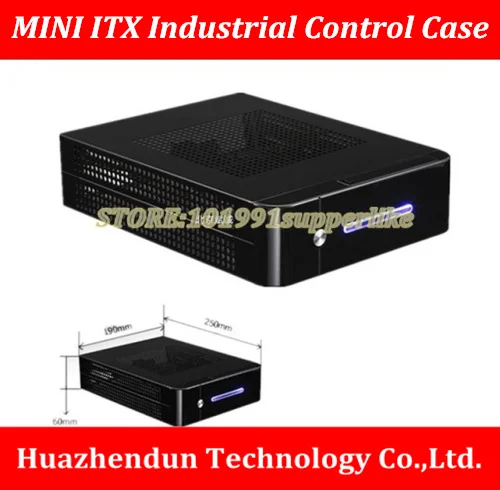 

DEBROGLIE 1 set mini ITX CASE Chassis kit with power supply 120W DC board+12V External power supply