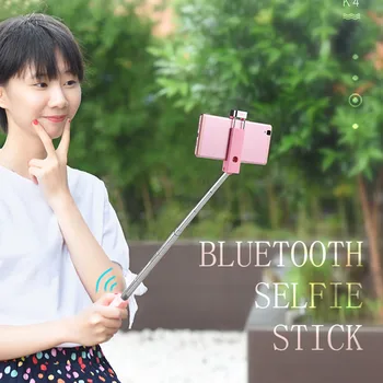 

DOITOP Portable K4 Bluetooth Selfie stick for Smartphones Universal Mini Wireless Handheld Monopod Extendable SelfieStick