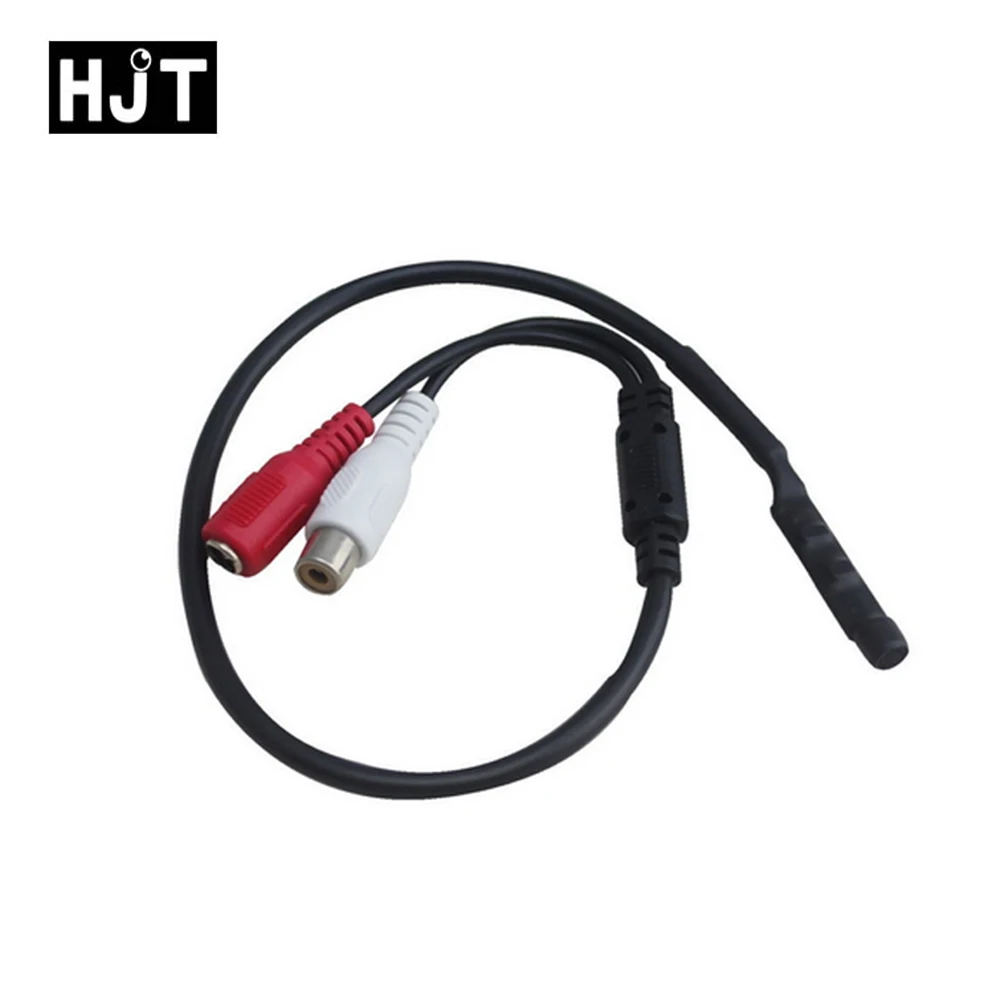 

CCTV Mini Microphone Audio Surveillance Mic for CCTV Camera DVR cable for Audio Recording free shipping
