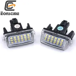 Eonstime ошибок Авто 18Led SMD номерной знак свет для TOYOTA CAMRY Yaris/Гибридный COROLLA PRIUS RACTIS 6500 К 2 шт