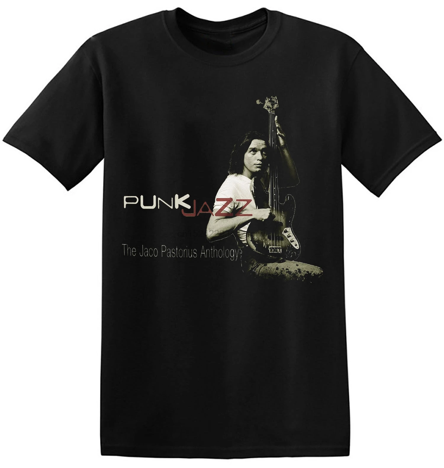 Jaco Pastorius футболка классная Ретро черная винтажная унисекс джазовая музыкальная