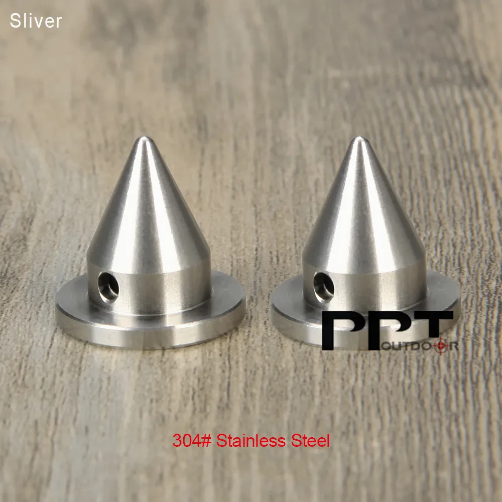 Dragon Hunting Bipods Feet - Stainless Steel Harris Spikes Feet (2pcs) - Replacements - Two Color Metal Feet - PP33-0226 image 5