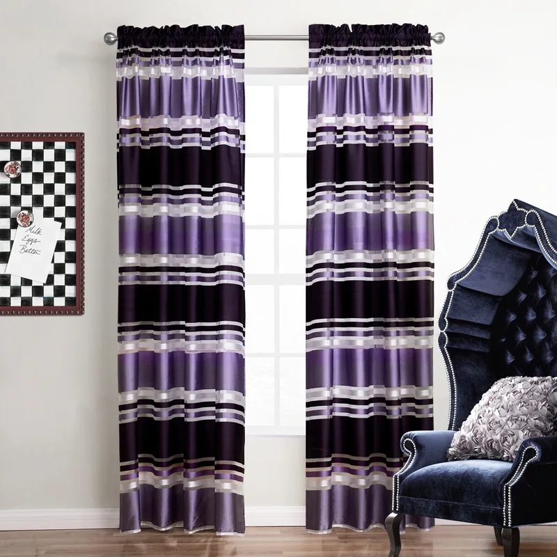 Printed Off The Shelf Curtains In Living Room Bedroomin Curtains from