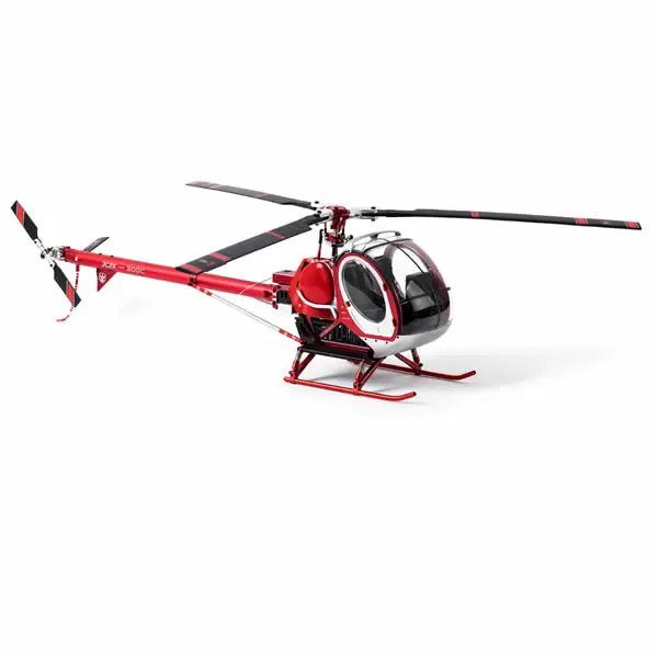 Hughes 300C Scale SCHWEIZER Full-Metal 9CH RC Helicopter Brushless RTF Set DFC High Simulation Electric Helicpter with Gyro ESC
