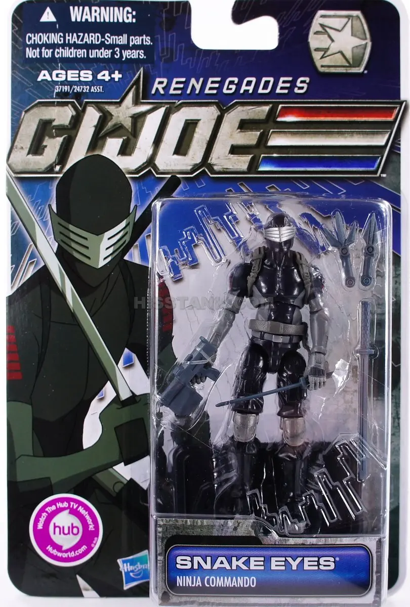 

3.75'' action figure G.I. JOE SNAKE EYES Collection model doll toys a birthday present Free shipping