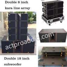 Actpro аудио KARA k1 k2 двойная 8 дюймов 10 дюймов 12 дюймов 15 дюймов двухсторонняя линейная массив ampifiered звуковая система pro audio