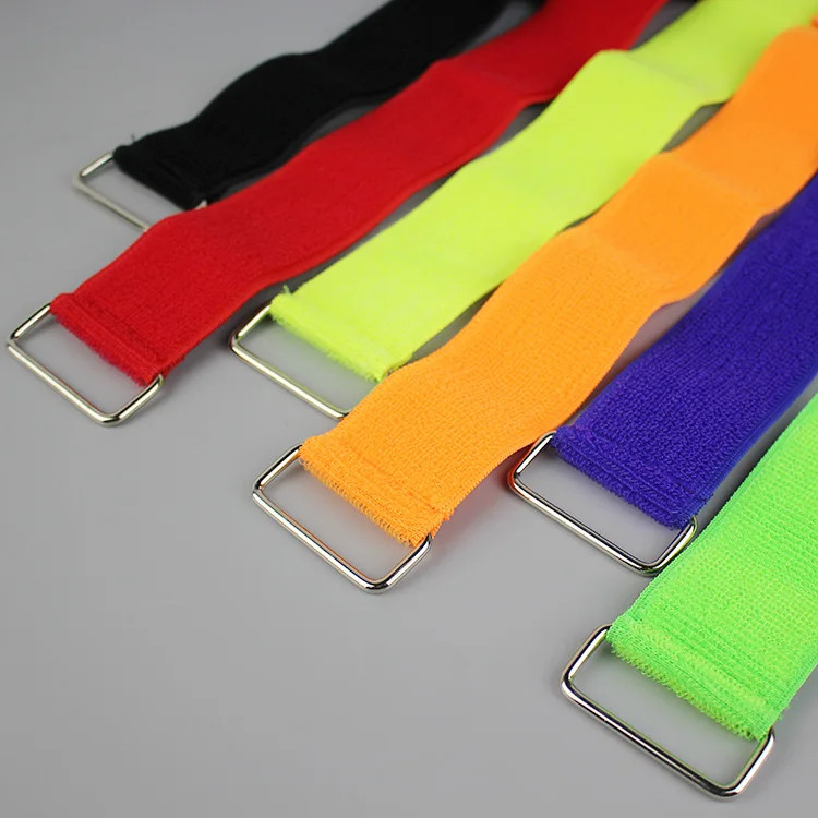 5*50cm 6color Hook and Loop Reusable Fastening Wrap Strap cable elastic