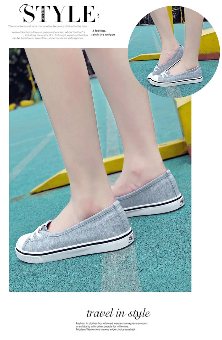 New Shallow flat women sneakers comfortable summer casual canvas shoes Breathable black Slip-on Vulcanize Shoes female NBT999 12