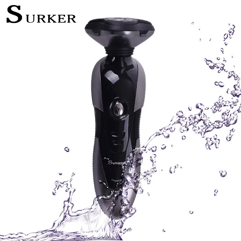 

Electric Shaver Razor Washable Men's Electric Shaving Machine 3D Waterproof Rechargeable Rotary Shaver Floating Three Head
