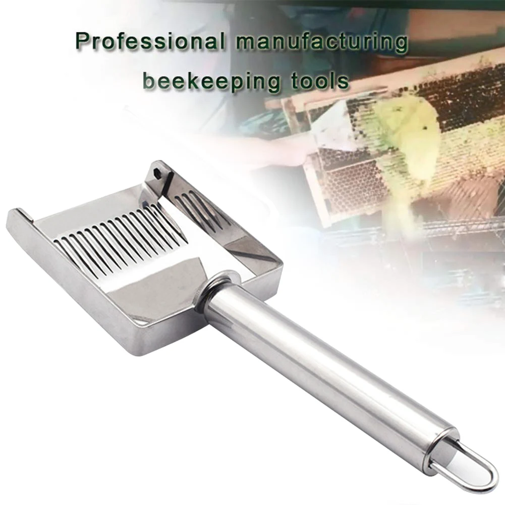 

Stainless Steel Honey Scraper Fork Beekeeping Honey Uncapping Fork Shovel Tools LE66