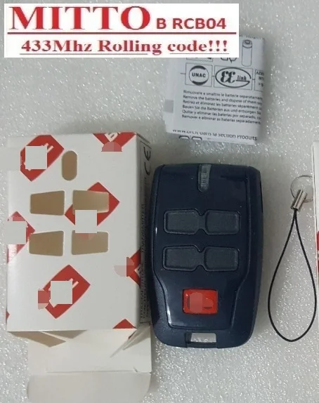 

remote MITTO 2 4 B RCB 02 04 R1 2CH 433,92Mhz rolling code remote control
