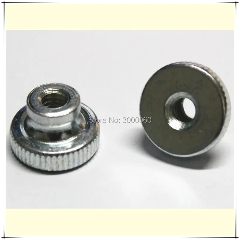 M3 M4 M5 Knurled Zinc Plated Steel Stepped Thumb Nut 100pcs/lotin Nuts