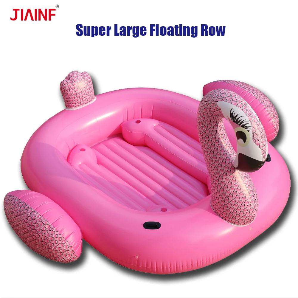 

Over 9 Feet high Flamingo Float Giant Flamingo Pool Island