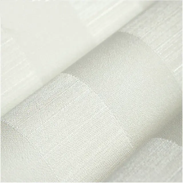 Modern Simple Style Neutral Colour Off White Textured Striped Vinyl Modern Simple Style Neutral Colour Off White Textured Striped Vinyl Wallpaper Wall Covering Paper Roll