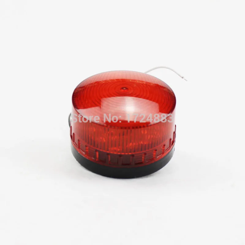 220V Red Led Warning Lights, Stainless Steel M6 Nuts And Washers Gyrophare  Rouge Acousto Optic Alarm System Rotating Light Emergency Led Strobe