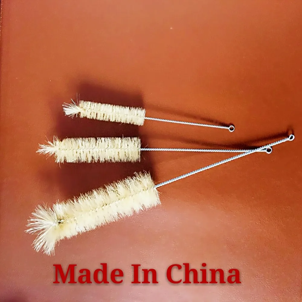 sourcing map 500ML Graduated Cylinder Reagent Bottle Test Tube Pipe Bristles Cleaning Brush 