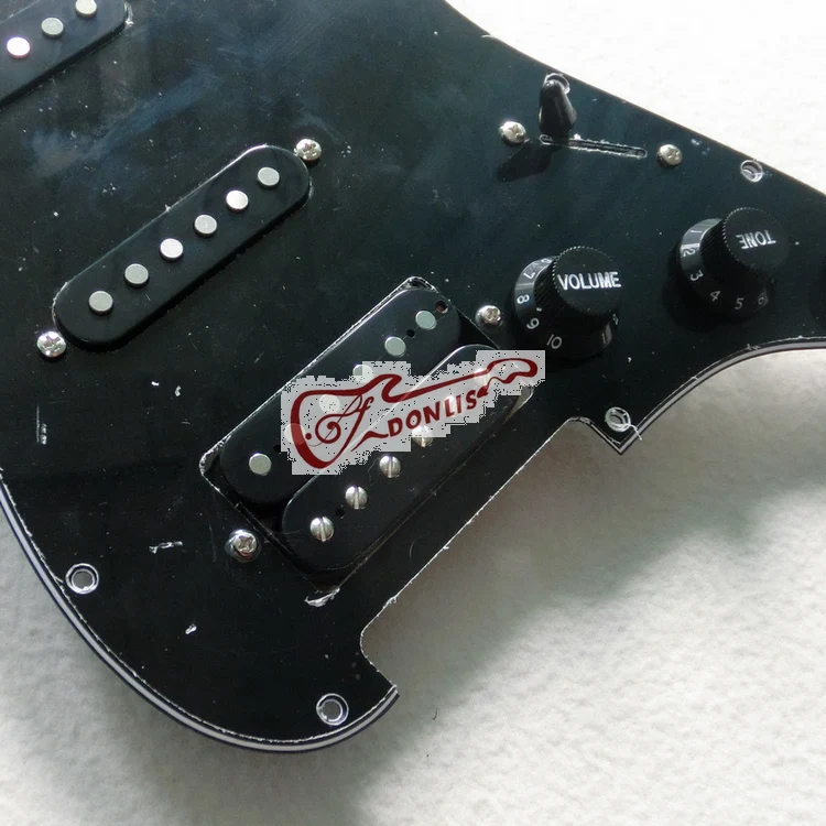 wired guitar pickguard