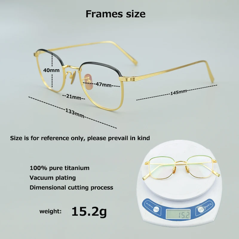 Новинка, очки из чистого титана, оправа для мужчин, близорукость, компьютерные очки для женщин,, брендовые ретро очки по рецепту, oculos de grau nerd