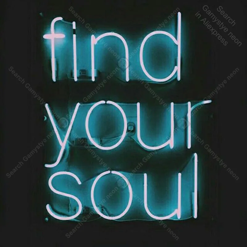 Neon Sign For Find Your Soul Decor Love Display Decoracion