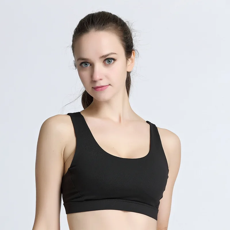 

Professional Sports Bra Female Shockproof Running Top sport Breathable Yoga Fitness Training Vest Large size Underwear Clothing