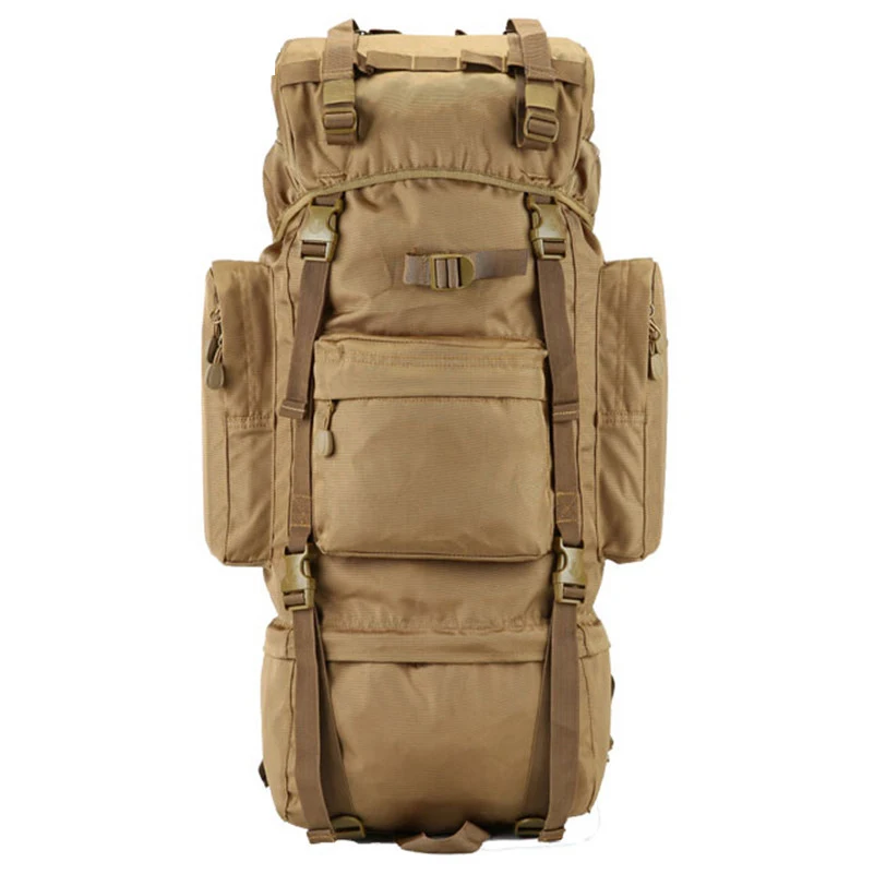 

70L Metal Bracket Bag 2019 Men Backpack Multi-function Waterproof Nylon Bags Camouflage Backpacks Free Shipping D213
