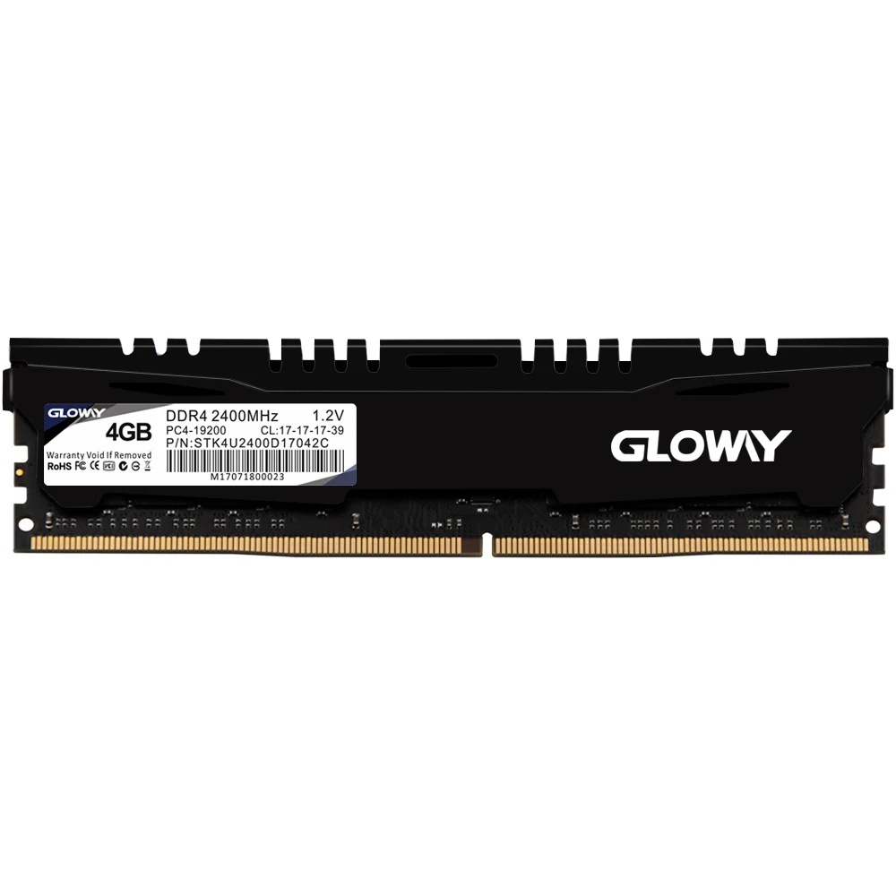 Оперативная память Gloway ddr4, 8 ГБ, 16 ГБ, 2400 МГц, 1,2 в, 2 для настольных компьютеров, оперативная Память DIMM, высокое качество, пожизненная Гарантия