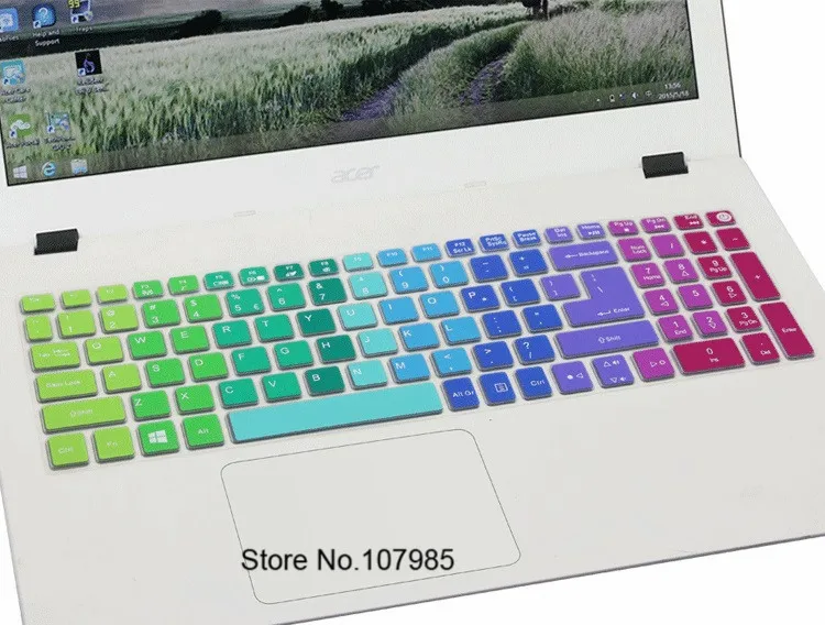 

15 17 inch Keyboard Protector Silicone Cover Skin For Acer Aspire ES1-523 ES1-523G ES1-533 ES1-572 F5-521 E5-573 E5-573G-59LG