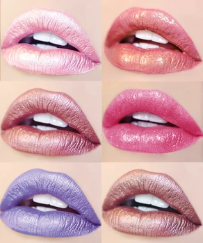New Sparkling Liquid Lipstick Lipgloss Pomade For Women - Long Lasting Beauty Glitter - Diamond Lip Gloss - Tint Makeup Lip Stain 1
