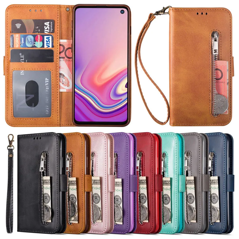 

Case For Samsung Galaxy S6 S7 Edge Luxury Magnetic Flip Wallet Leather Phone Cover For S8 S9 S10 Plus S10e S105G Note8 Note9