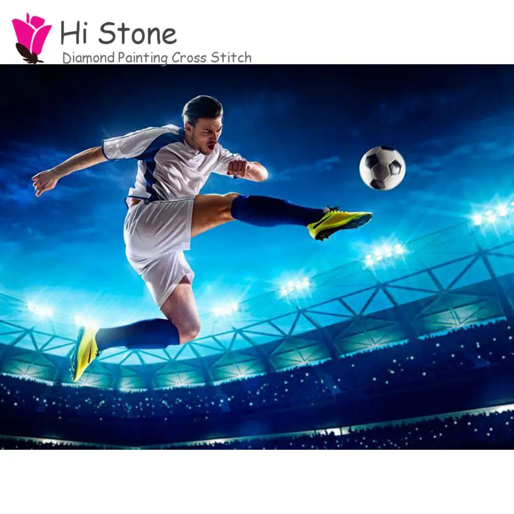 DIY diamond painting football 2018 full square cross stitch kits