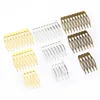 10pcs/lot 5/8/10 Teeth Metal Hair Comb Clips Claw Hairpins Hair Clips DIY Jewelry Findings For Women Wedding Hair Supplies ► Photo 3/6