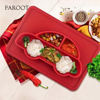 

Baby Bowls Plate Tableware Children Food Container Placemat Dishes Infant Feeding Cup Child Silicone Kids Feed Plate