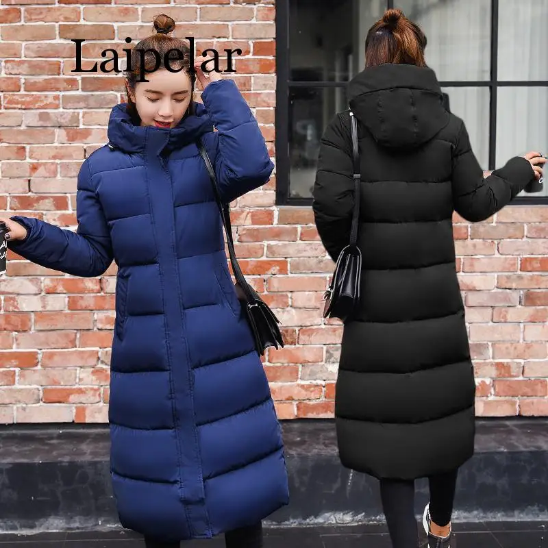 

Plus Size 3XL Down Jackets 2019 Fashion Women Winter Coat Long Slim Thicken Warm Jacket Down Cotton Padded Jacket Outwear Parkas