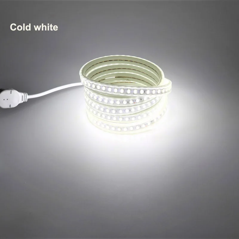 Светодиодная лента 220 В Tira трубка SMD5730 120L/M ширина 14 мм европейского стандарта шнур