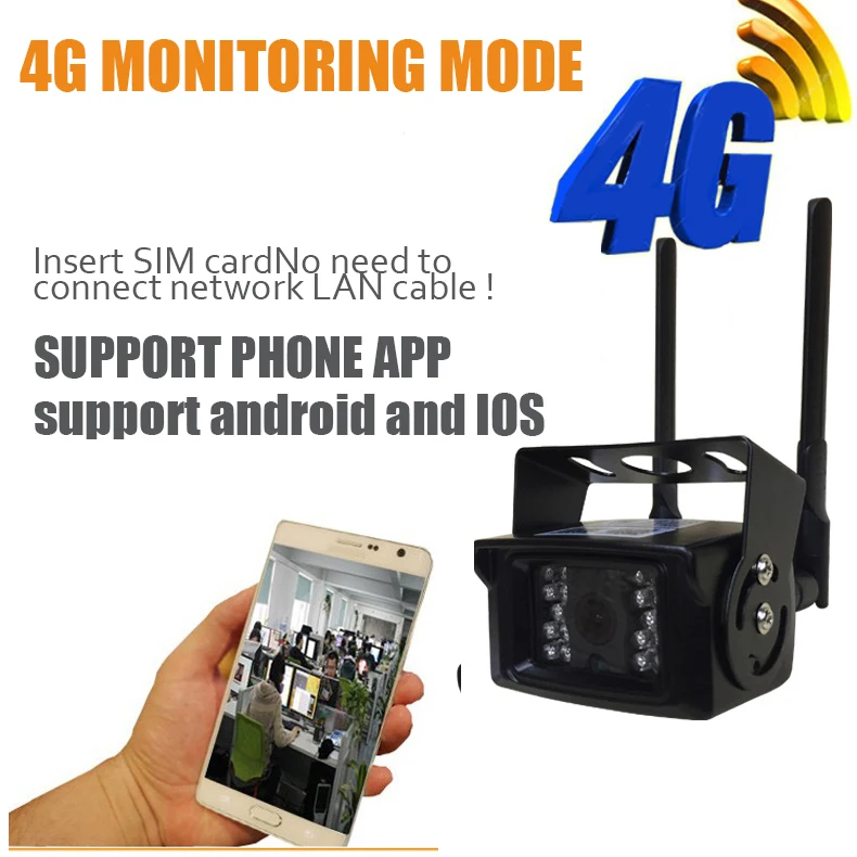 Камера видеонаблюдения CA33 1080P 960P 4G SIM карта Wi Fi Ip светодиодный ИК|Камеры